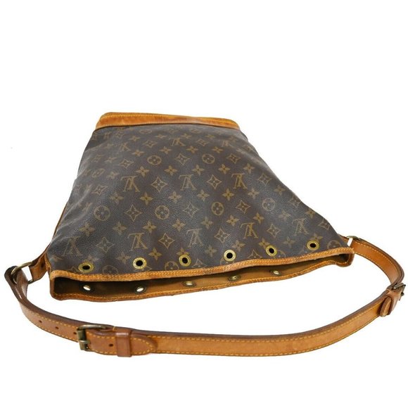 Authentic LOUIS VUITTON Noe GM Drawstring Shoulder Bag Monogram Leather - Picture 12 of 16